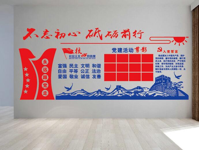 黨員培訓班文化墻圖二