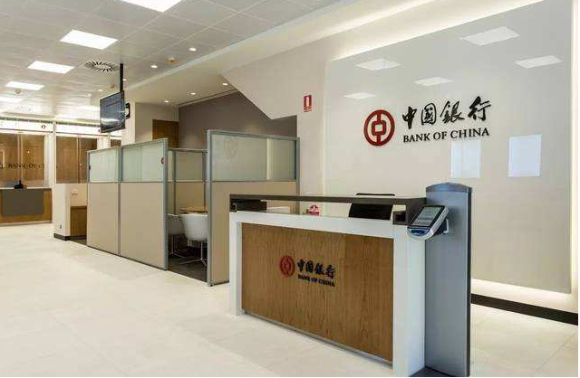 中國銀行背景墻效果圖