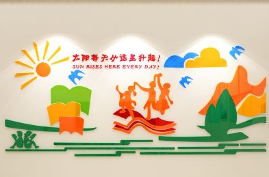 教室布置裝飾墻貼學校文化墻圖書館墻面
