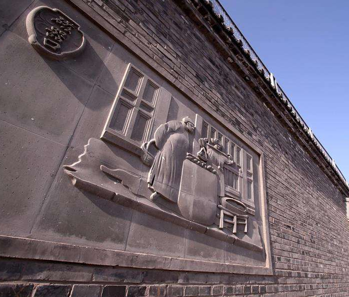 墻體彩繪感受老北京文化墻圖片