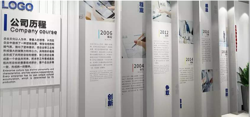企業文化墻制作1