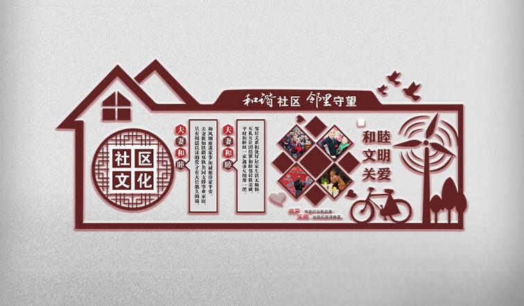 和諧社區文化墻