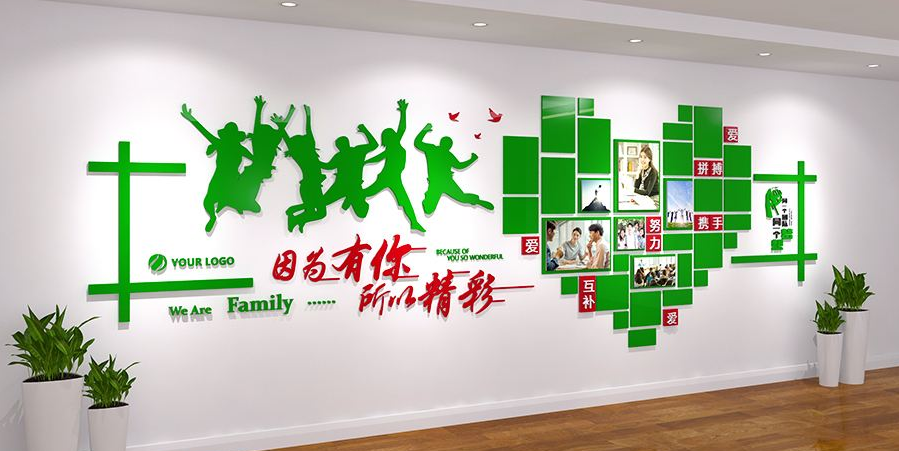 企業文化墻展廳照片墻公司員工風采