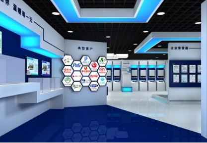 科技辦公室做前臺辦公室做形象墻圖片