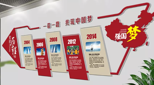 企業公司文化墻財務室建筑圖片