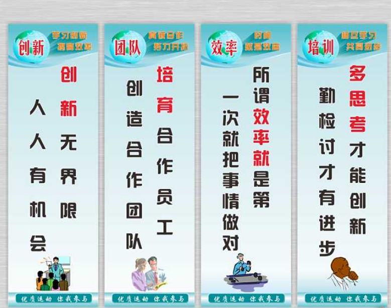 生產(chǎn)車間文化墻標語大全企業(yè)工廠勵志制作