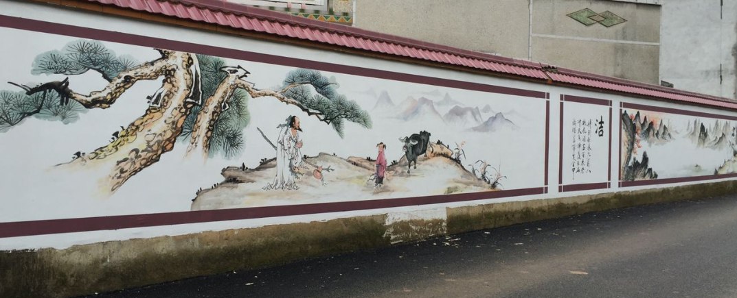 政府文化墻,美麗鄉(xiāng)村建設(shè),墻體彩繪,3d墻繪設(shè)計(jì)制作