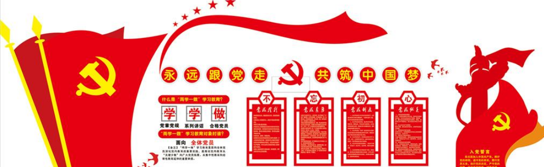 黨建文化墻效果圖2