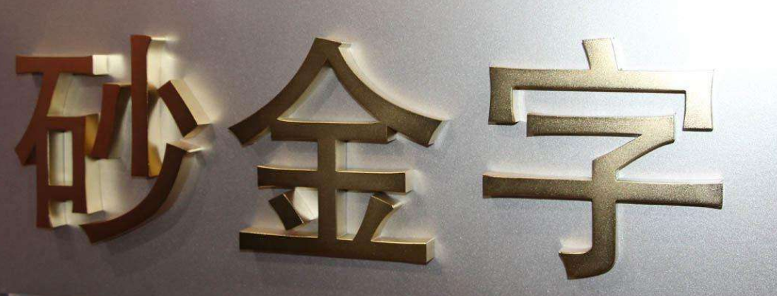 不銹鋼字鈦金字玫瑰金屬字黑鈦仿古銅字招牌制作