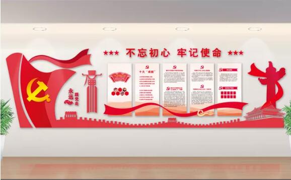 社區(qū)黨建主題背景墻