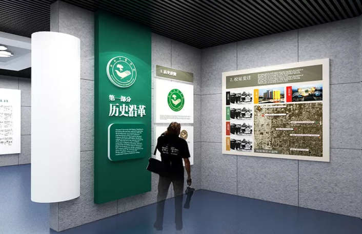 企業樓梯文化墻效果圖