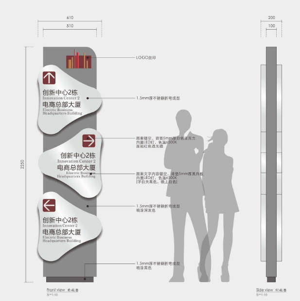 商場寫字樓 導視系統 標識系統