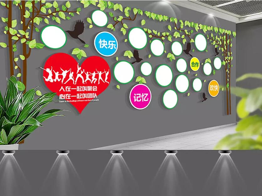北京時代龍城科技有限責任公司企業(yè)文化墻團隊創(chuàng)意設計