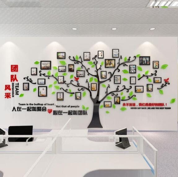 北京鴻鷗成運科技有限公司企業(yè)文化墻團隊創(chuàng)意設計