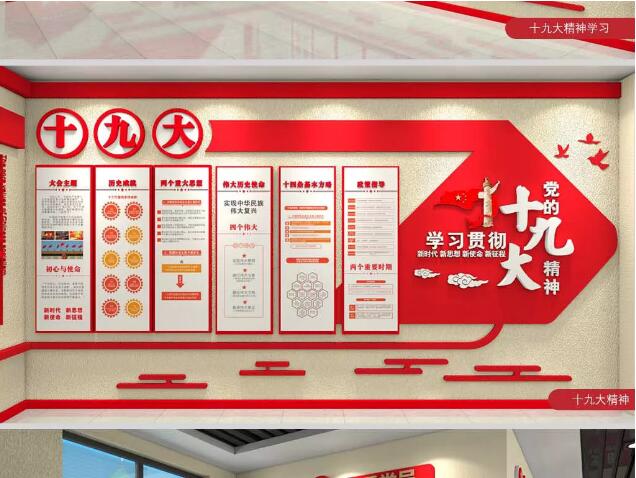 社區黨建文化墻方案設計