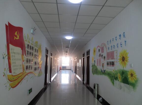 荷葉塘社區(qū)走廊黨建文化墻