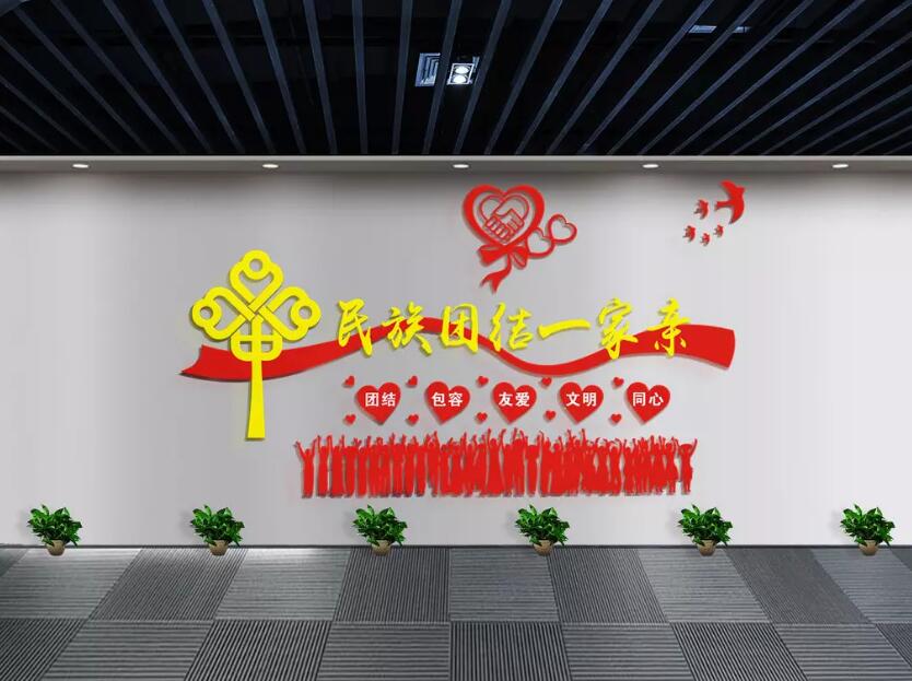 龍興社區(qū)黨建文化墻素材