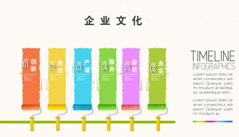 企業文化墻方塊背景設計圖片