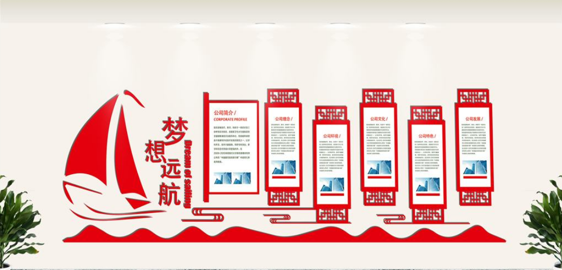 公司企業文化墻優秀員工風采照片墻