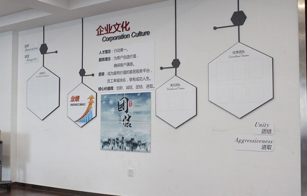 公司員工風(fēng)采企業(yè)文化墻展