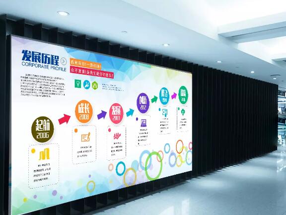 北京百年盛通商貿有限公司文化墻展板設計方案