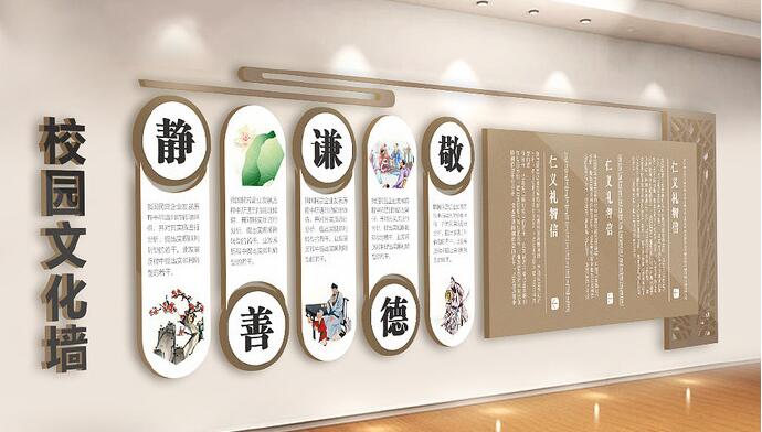 浩海中學走廊文化墻主題