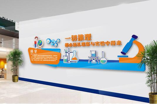 風華學院走廊文化墻主題