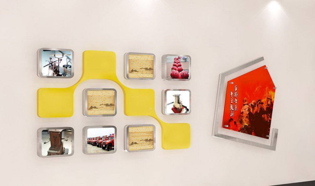 企業(yè)公司學(xué)校文化墻前臺(tái)背景墻建設(shè)