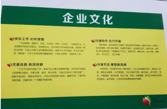 二手房企業文化墻主題圖片