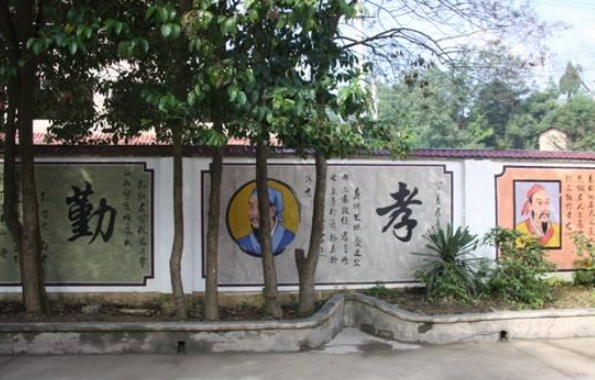 云南昆明校園文化墻體彩繪校園文化墻