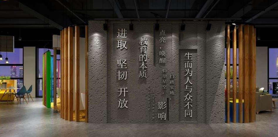 尚德教育機構辦公室8000平文化墻