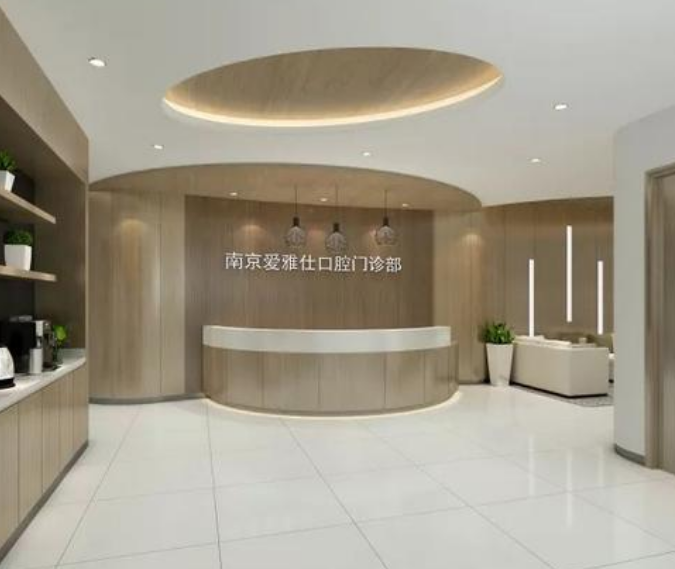 大慶牙科診所背景墻設計制作圖片