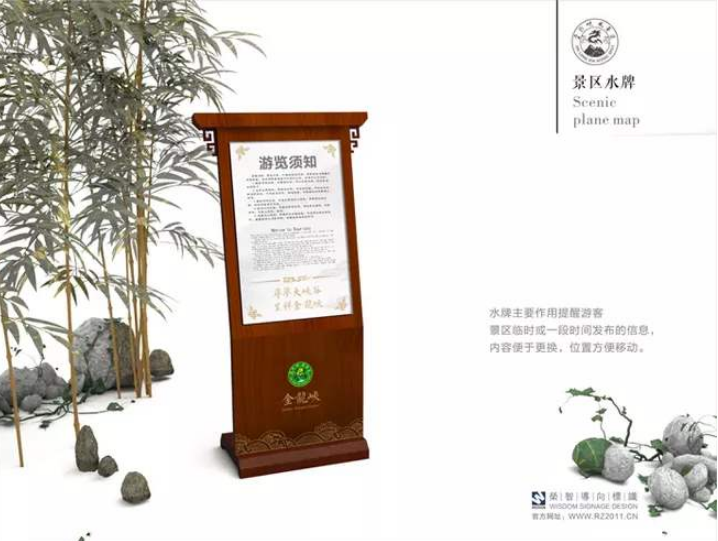 旅游景區導視牌制作效果圖