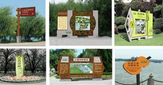 旅游景區導視牌,園林導視牌