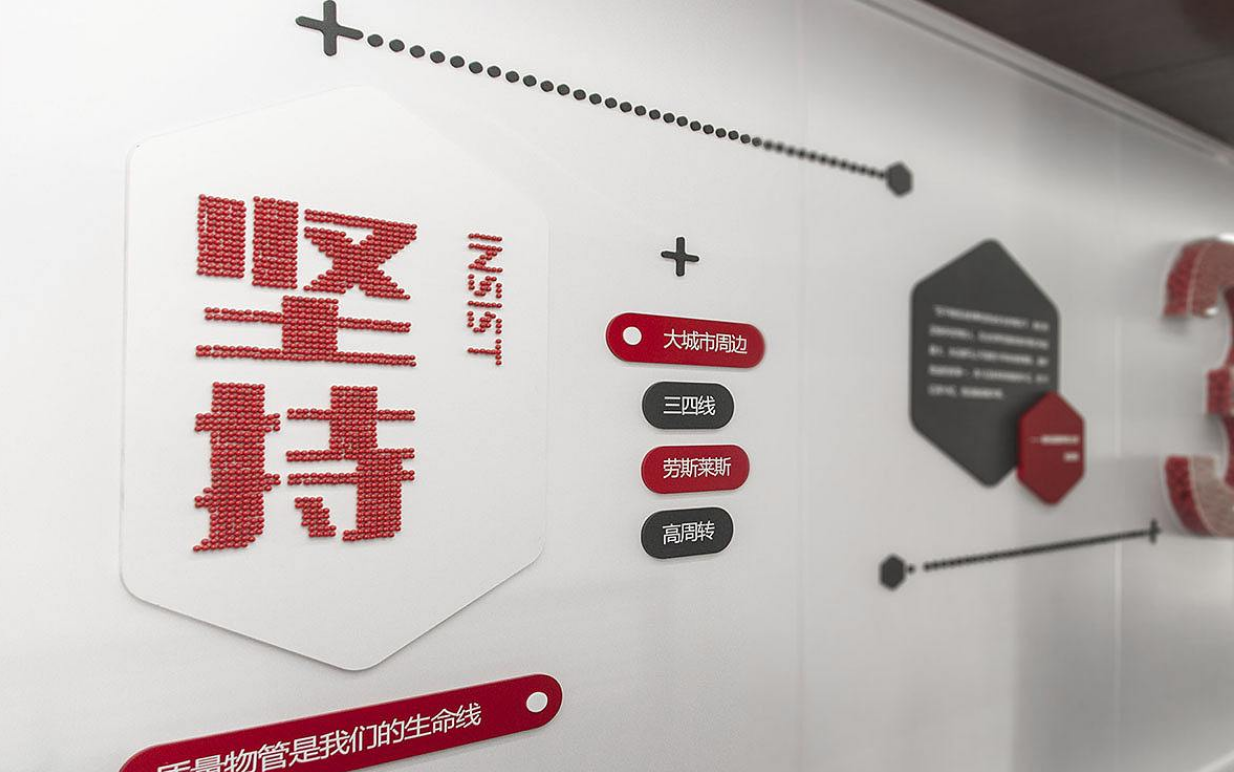 公司互聯網文化墻面設計制作