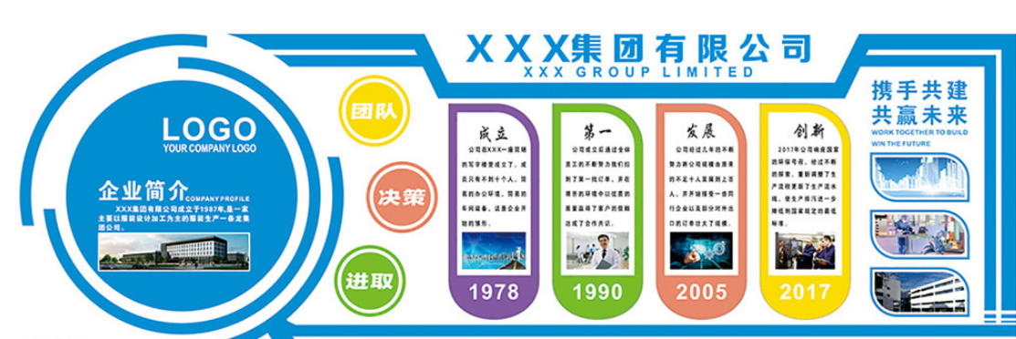 企業文化墻效果圖2