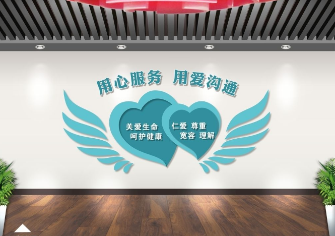 醫院科室文化墻效果圖