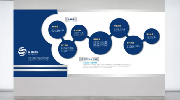 企業文化墻設計圖2