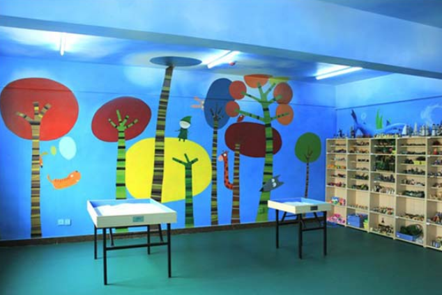武漢幼兒園彩繪06武漢墻