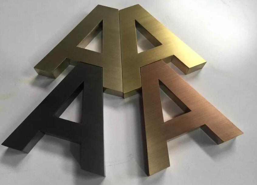 精工字母不銹鋼烤漆字設計制作圖