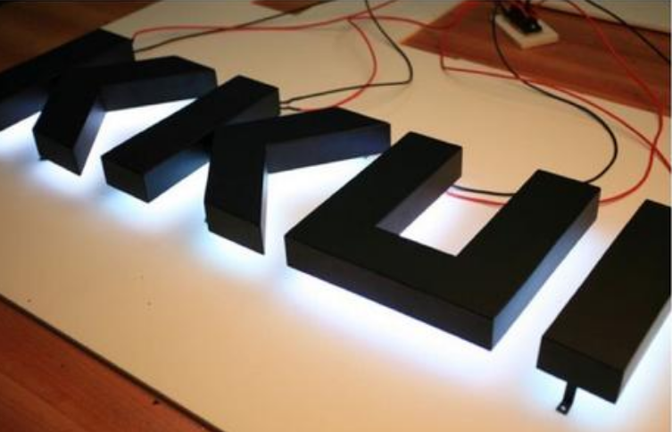 精工無縫不銹鋼發光字 背打光不銹鋼字加透明亞克力led發光字