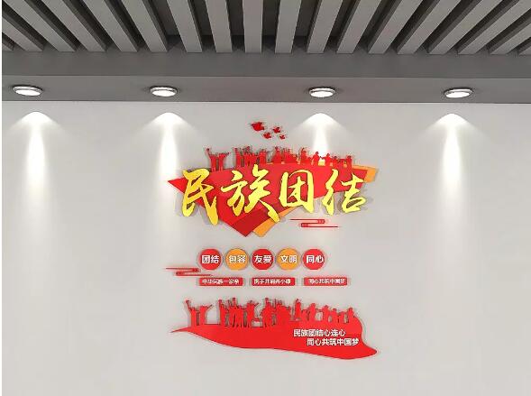 南街社區(qū)黨建文化墻制作