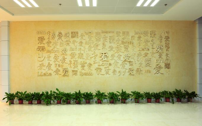 靈動無限圖書館文化墻制作效果圖