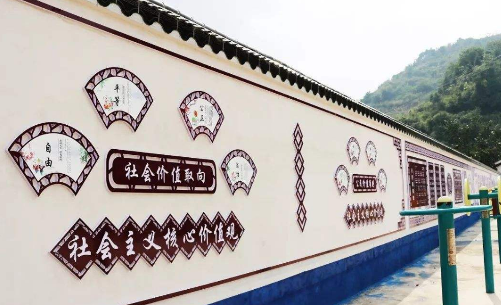 現代社區小區文化墻展板圖片