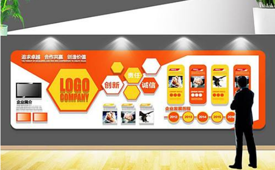 行政辦公室激勵標(biāo)語墻貼畫亞克力3d立體公司文化墻圖片