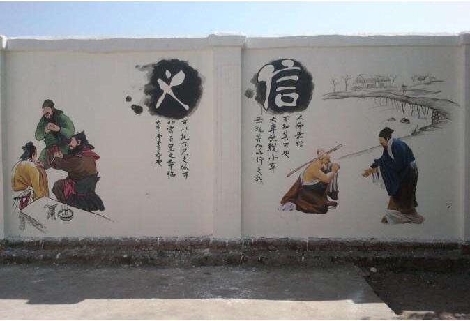 東南社區文化墻制作