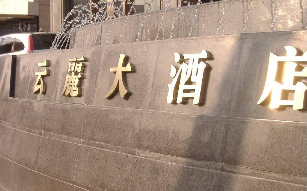 云麓大酒店鈦金字制作
