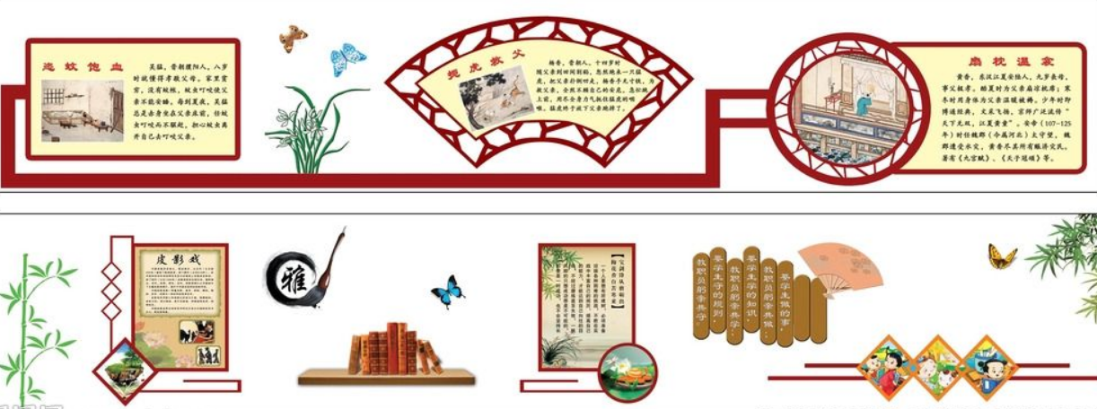 和諧社區精神文明走廊宣傳展示文化墻