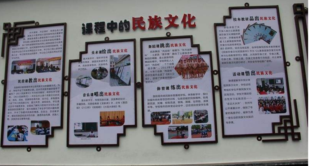興國中學崇德向善文化宣傳墻