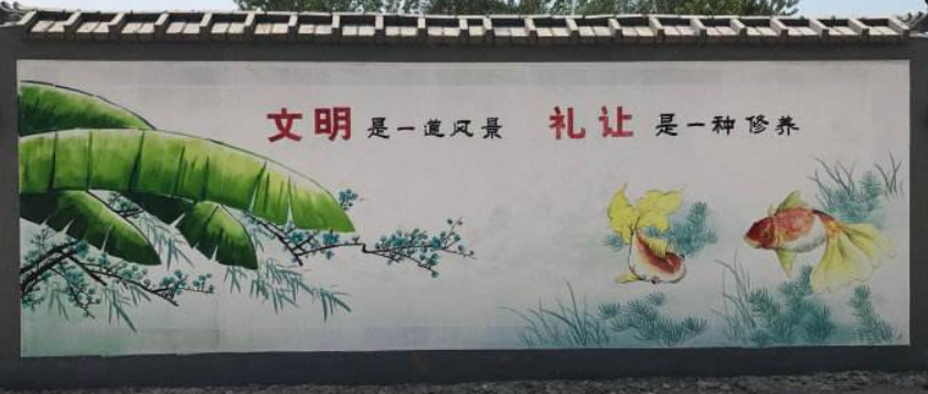 揚州美好鄉村文化墻 揚州文化墻彩繪